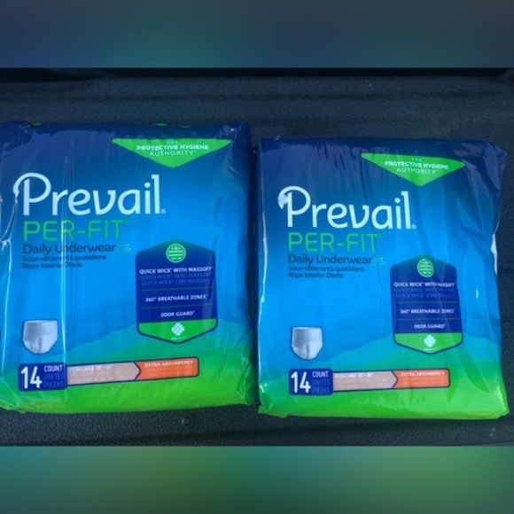 Prevail Per-Fit Pull-Up Daily Adult Disposable Underwear, Extra Absorbency 2 p… - Picture 1 of 7